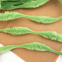 Large 5" Bump Chenille in Apple Green ~ 1 yd. (8 bumps)